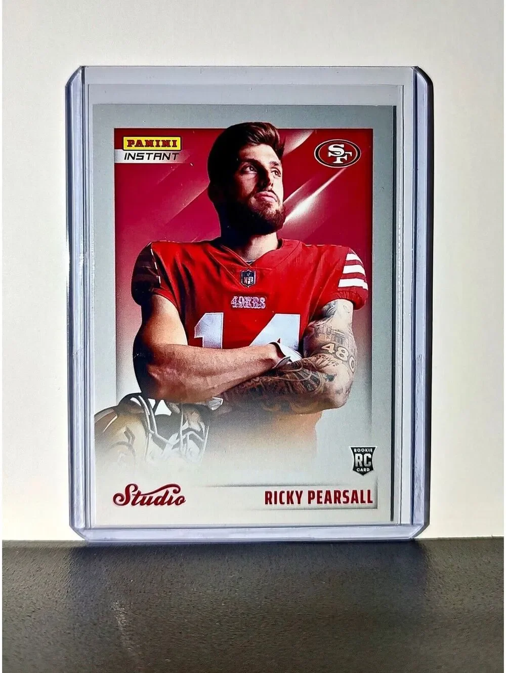 Ricky Pearsall 2024 Panini NFL Studio Rookies #25 Card SF 49ers 1/1672
